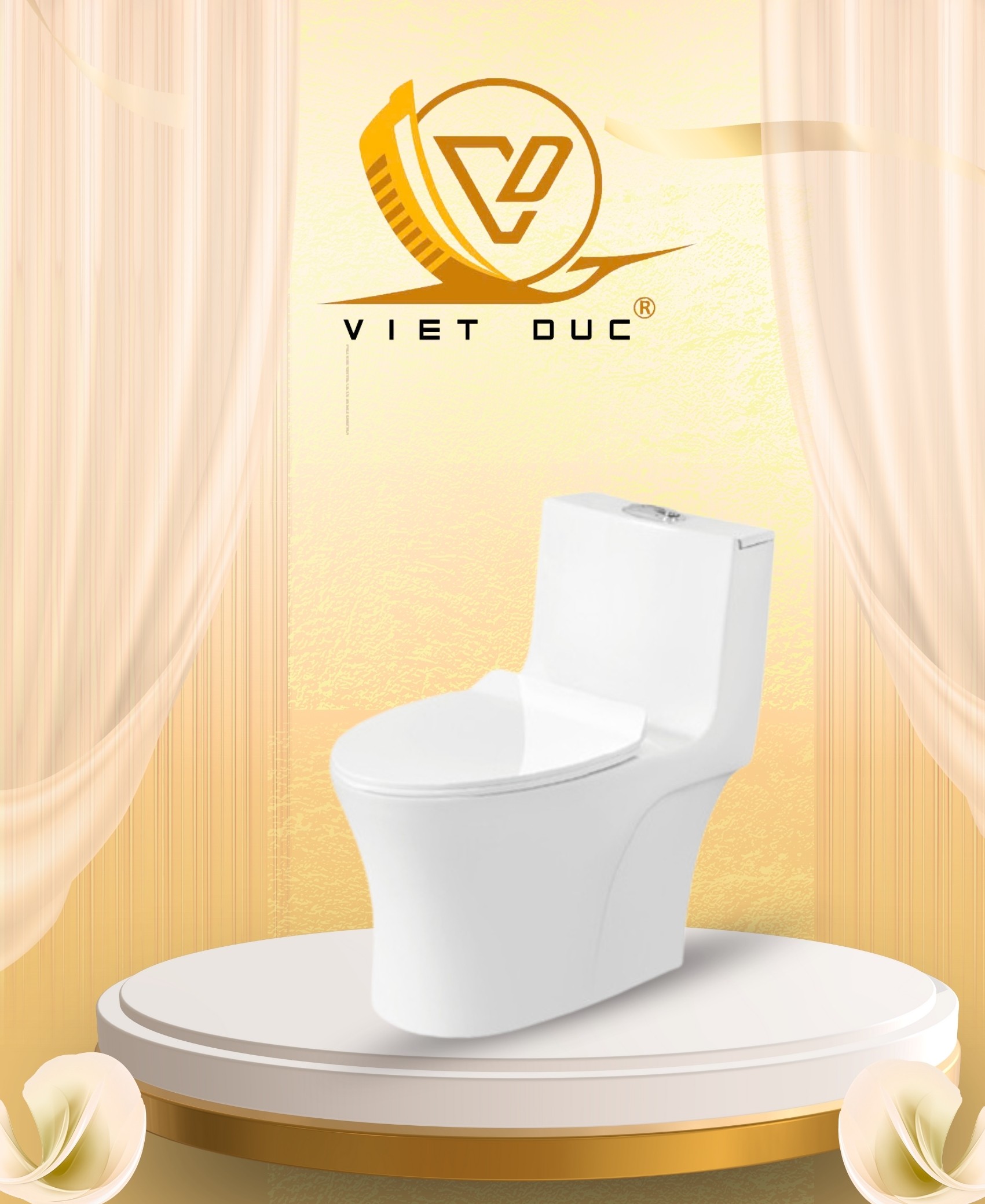 BỒN CẦU 3D CAO CẤP 2875